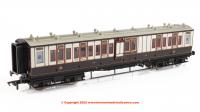 39-880 Bachmann LNWR 50ft Arc Roof Brake Composite Corridor Coach number 1675 - LNWR Dark Claret & White